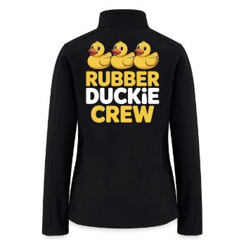 Rubber Duckie Crew - Women’s Soft Shell Jacket - black - Back