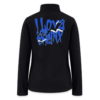 I Love Sphynx Cats  - Women’s Soft Shell Jacket - black - Back