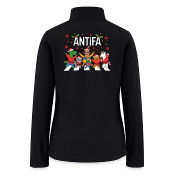 Antifa Christmas - Women’s Soft Shell Jacket - black - Back