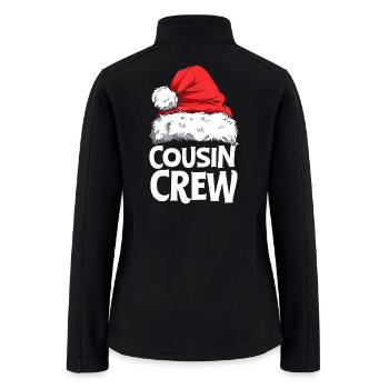 Cousin Crew Christmas Family Matching Pajama Funny - Women’s Soft Shell Jacket - black - Back