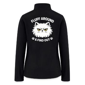 Fluff Around Grumpy Cat - Women’s Soft Shell Jacket - black - Back