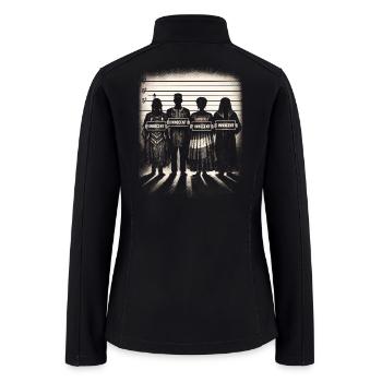 Anti Ice Protest - Women’s Soft Shell Jacket - black - Back