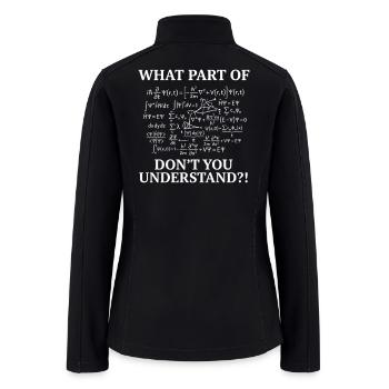 Electrical Engineer T-shirt Gift Funny Engineering - Women’s Soft Shell Jacket - black - Back