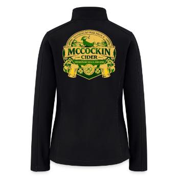 McCockin Cider Crest - Women’s Soft Shell Jacket - black - Back