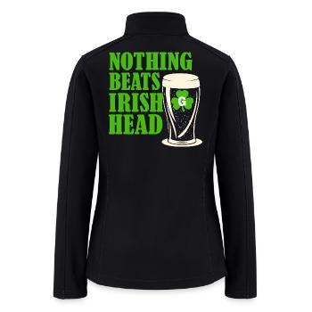 Nothing Beats Irish Head - Women’s Soft Shell Jacket - black - Back