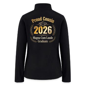 Golden Laurels 2026 Magna Cum Laude - Women’s Soft Shell Jacket - black - Back