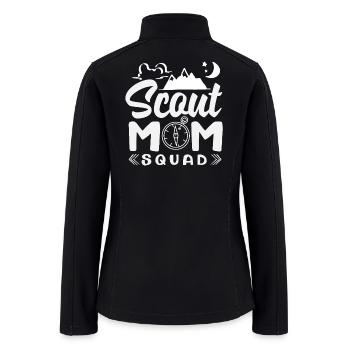Proud Mother Scout Scouting Mom Squad - Women’s Soft Shell Jacket - black - Back