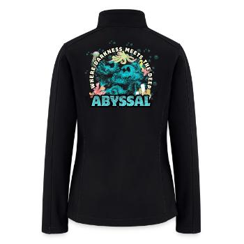 Abyssal Depths Coral Ocean - Women’s Soft Shell Jacket - black - Back