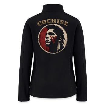 Cochise Circle Heritage - Women’s Soft Shell Jacket - black - Back