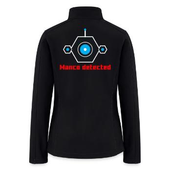 Manco Detected Hexagon Tech Badge - Women’s Soft Shell Jacket - black - Back
