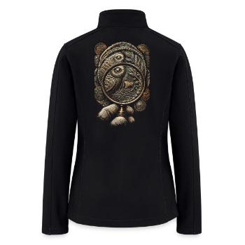Coin collector Numismatist - Women’s Soft Shell Jacket - black - Back