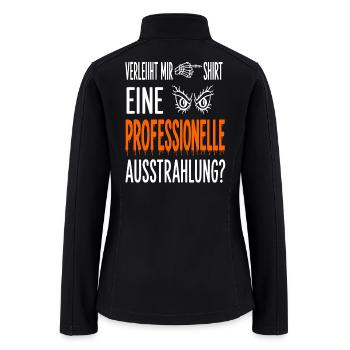 Professionelle Ausstrahlung Shirt - Women’s Soft Shell Jacket - black - Back