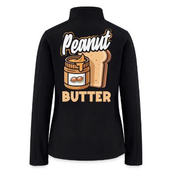 Cute Peanut Butter and Jelly Matching Friend - Women’s Soft Shell Jacket - black - Back
