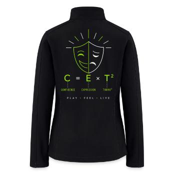 FUNNY ACTING FORMULA DRAMA THEATER - Women’s Soft Shell Jacket - black - Back