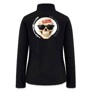 Simply Not For Everyone Sarcastic Skull Art - Women’s Soft Shell Jacket - black - Back