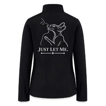 Affectionate Sphynx Cat - Women’s Soft Shell Jacket - black - Back