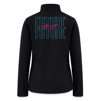 Future Neon Twist - Women’s Soft Shell Jacket - black - Back