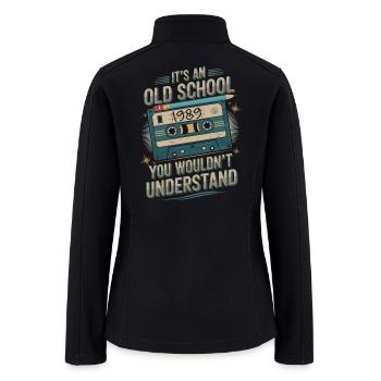 1989 – Old but Gold - Women’s Soft Shell Jacket - black - Back