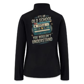 Vintage Kid – Born in 1994 - Women’s Soft Shell Jacket - black - Back