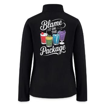 Drink Package Activated – Vacation Mode On! - Women’s Soft Shell Jacket - black - Back