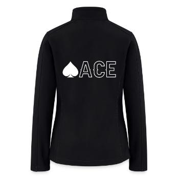 Spades Card Game Ace Of Spades - Women’s Soft Shell Jacket - black - Back