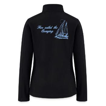 Five Sailed The Queeging - Women’s Soft Shell Jacket - black - Back