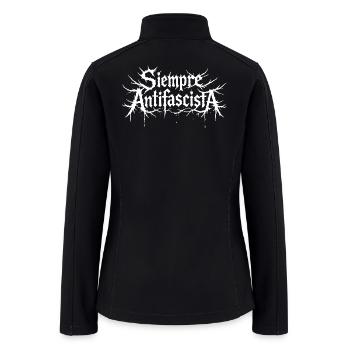 Siempre Antifascista Thorns - Women’s Soft Shell Jacket - black - Back