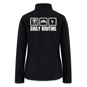 Ballerina Daily Routine - Women’s Soft Shell Jacket - black - Back