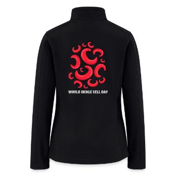 Sickle Cell Anemia Awareness - Women’s Soft Shell Jacket - black - Back