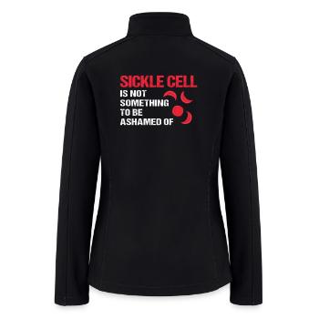 Sickle Cell Awareness Anemia Fighter - Women’s Soft Shell Jacket - black - Back