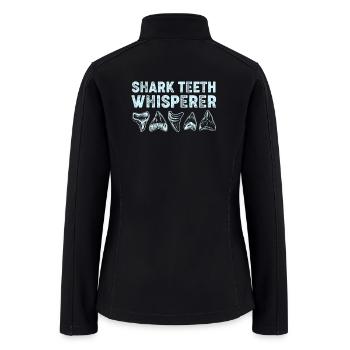 Shark Teeth Collection Shark Tooth - Women’s Soft Shell Jacket - black - Back
