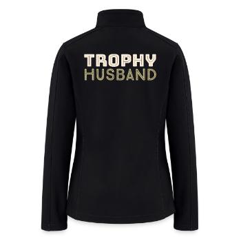 Trophy HUSBAND - Women’s Soft Shell Jacket - black - Back