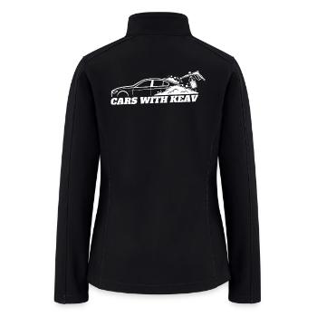 Car Splash Abstract Graffiti - Women’s Soft Shell Jacket - black - Back
