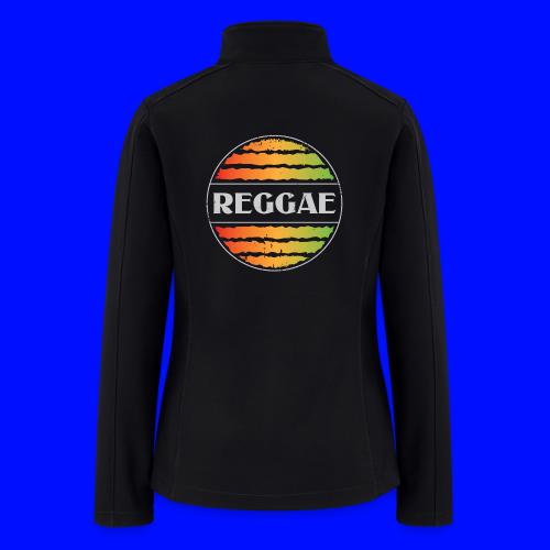 Reggae celebration vibrant rasta music design - Women’s Soft Shell Jacket
