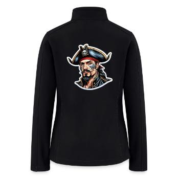Pirate Neo Traditional - Women’s Soft Shell Jacket - black - Back