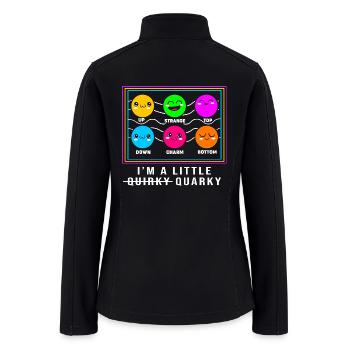 Quantum Physics Particle Science - Women’s Soft Shell Jacket - black - Back