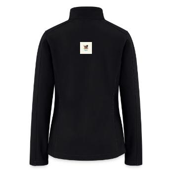 Genius Brain Education Illustration - Women’s Soft Shell Jacket - black - Back