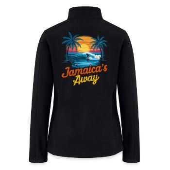 Jamaica's Away - Women’s Soft Shell Jacket - black - Back