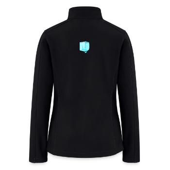 Azure Minimalism - Women’s Soft Shell Jacket - black - Back