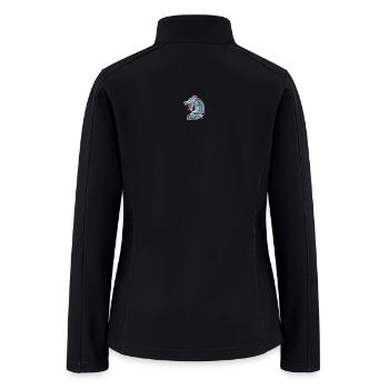Azure Dragon Head Graphic - Women’s Soft Shell Jacket - black - Back