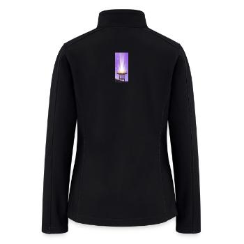 Bible Light Burst - Women’s Soft Shell Jacket - black - Back
