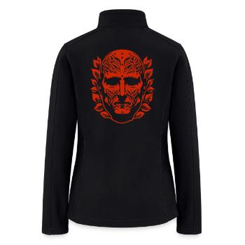 A Strange Mask - Women’s Soft Shell Jacket - black - Back