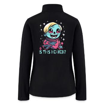Is This Heaven? Freaky Cartoon Doll - Women’s Soft Shell Jacket - black - Back