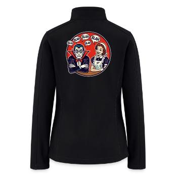Grumpy Vampire & Chatty Housewife - Women’s Soft Shell Jacket - black - Back