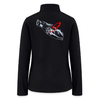 911 Concept Sport Car Design T-Shirt - Women’s Soft Shell Jacket - black - Back