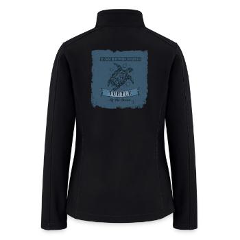 From The Depths Turtle Of the ocean - Women’s Soft Shell Jacket - black - Back