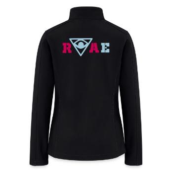 rave 23 - Women’s Soft Shell Jacket - black - Back