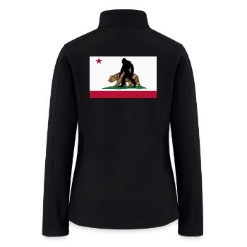 Bigfoot California's Cryptid Legend - Women’s Soft Shell Jacket - black - Back