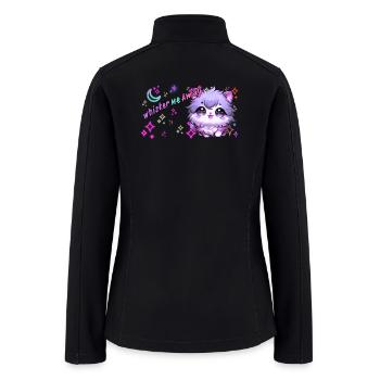 Whisker Me Away - Women’s Soft Shell Jacket - black - Back