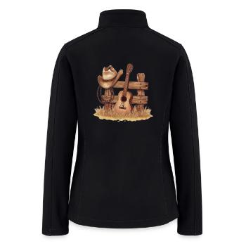Country style - Women’s Soft Shell Jacket - black - Back
